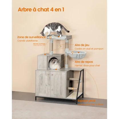Arbre à chat 4 en 1 CatyCaty™